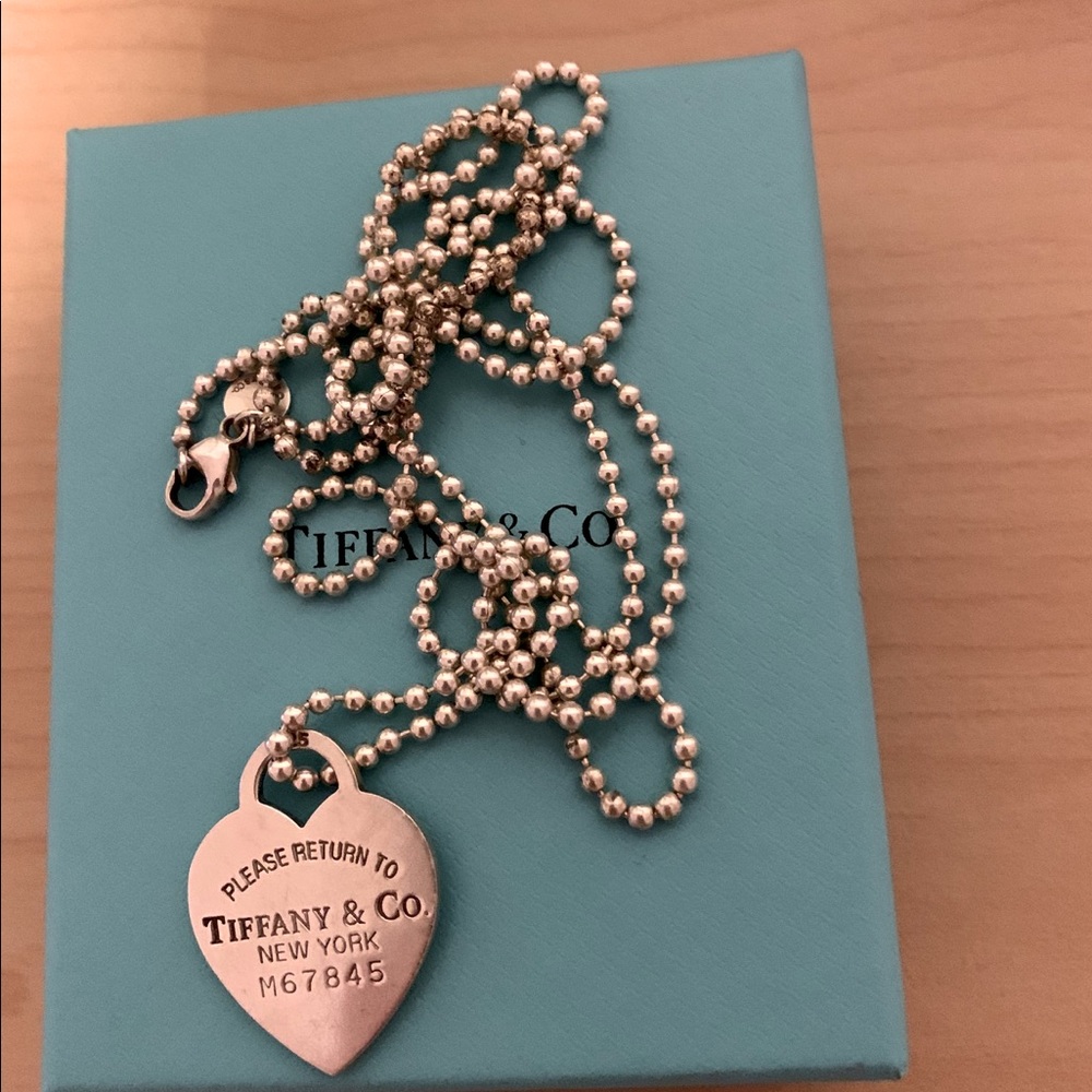 Tiffany & Co Silver Heart Pendant